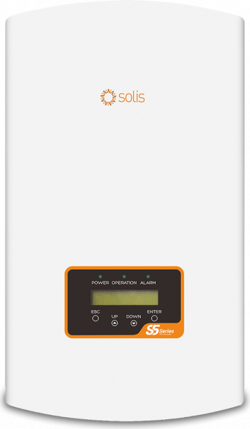 Solis S5-GR3P5K 5,0kW solar inverters 4G, 3-fāzu, ar WIFI / GPRS / LAN